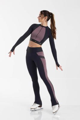 Ensemble de patinage Bicolore - Violet