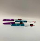 Stylo Bic 4 couleurs - Turquoise ou Or Rose