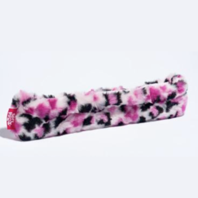 Protège-lames Guardog - fourrure Fuzzy Softpawz leopard rose