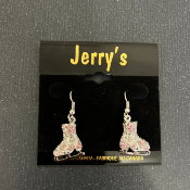 Boucles d'oreilles Patins  Strass